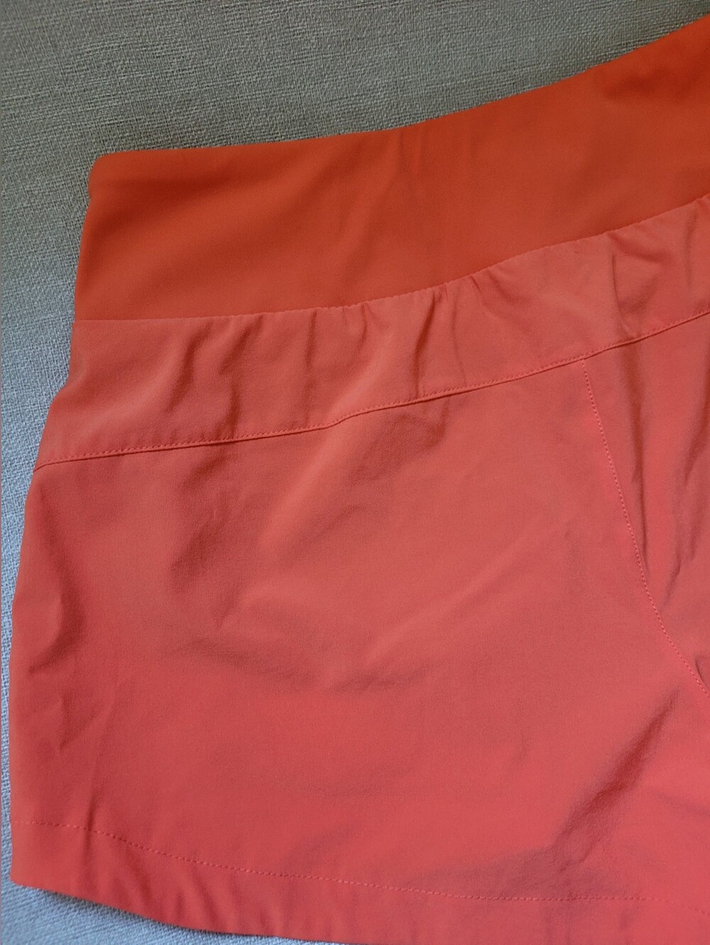 Free Fly Women Sm Bamboo Lined Active Breeze Short 3” Tigerlily Orange Running - Picture 16 of 16